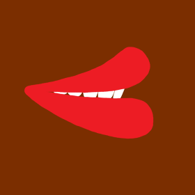 Gif animé bouche langue